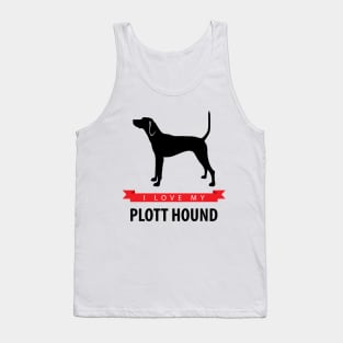 I Love My Plott Hound Tank Top